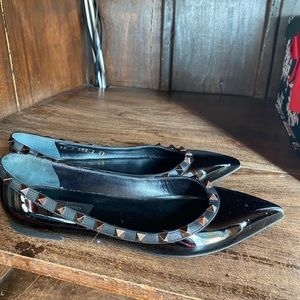 valentino studded flats.